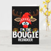 Christmas Matching I'm The Bougie Reindeer  Karte (Gelbe Blume)