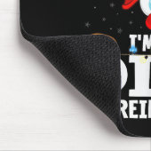 Christmas Matching I'm The Diva Reindeer  Mousepad (Ecke)