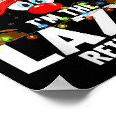 Christmas Matching I'm The Lazy Reindeer  Poster (Ecke)