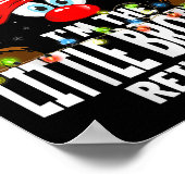 Christmas Matching I'm The Little Brother Reindeer Poster (Ecke)