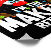 Christmas Matching I'm The Makeup Reindeer Poster (Ecke)