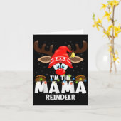 Christmas Matching I'm The Mama Reindeer Karte (Gelbe Blume)