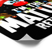 Christmas Matching I'm The Mature Reindeer Poster (Ecke)