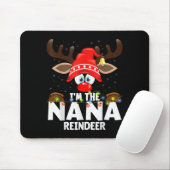 Christmas Matching I'm The Nana Reindeer Mousepad (Mit Mouse)