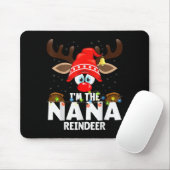 Christmas Matching I'm The Nana Reindeer Mousepad (Mit Mouse)