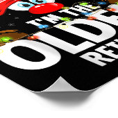 Christmas Matching I'm The Oldest Reindeer  Poster (Ecke)