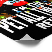 Christmas Matching I'm The Pet All The Dogs Reinde Poster (Ecke)