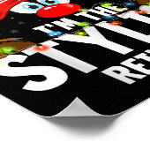 Christmas Matching I'm The Stylish Reindeer  Poster (Ecke)