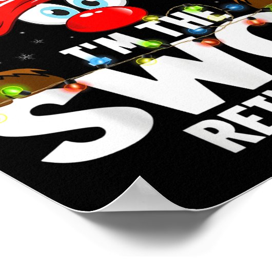 Christmas Matching I'm The Swol Reindeer Poster (Ecke)