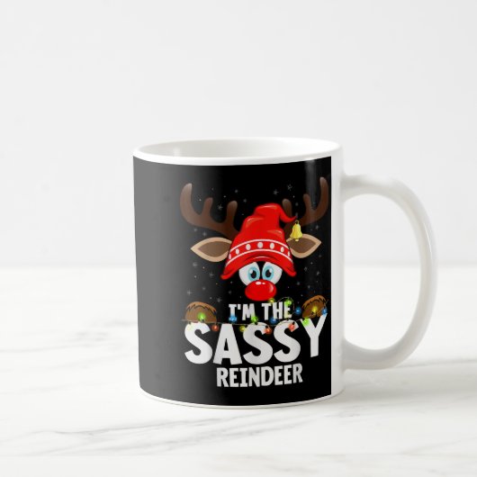 Christmas Matching I'm The Sy Reindeer Kaffeetasse (Rechts)