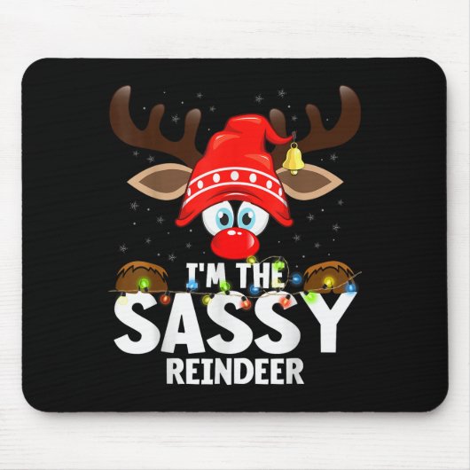 Christmas Matching I'm The Sy Reindeer Mousepad (Vorne)