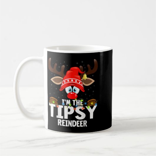 Christmas Matching I'm The Tipsy Reindeer Kaffeetasse (Links)