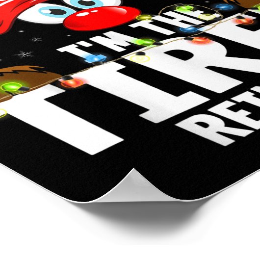 Christmas Matching I'm The Tired Reindeer Poster (Ecke)