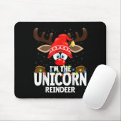 Christmas Matching I'm The Unicorn Reindeer Mousepad (Mit Mouse)