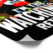 Christmas Matching I'm The Watching Tv Reindeer Poster (Ecke)