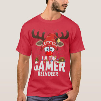 Christmas Matching Imhe Gamer Rein girl T-Shirt
