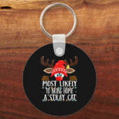 Christmas Matching Most Likely To Bring Home A Str Schlüsselanhänger (Vorderseite)