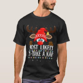 Christmas Matching Most Likely To Take A Nap Pjs T-Shirt (Vorderseite)