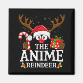 Christmas Matching The Anime Reindeer Family Magnet (Vorne)