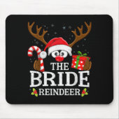 Christmas Matching The Bride Reindeer Family Mousepad (Vorne)