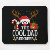 Christmas Matching The Cool Dad Reindeer Family  Mousepad (Vorne)