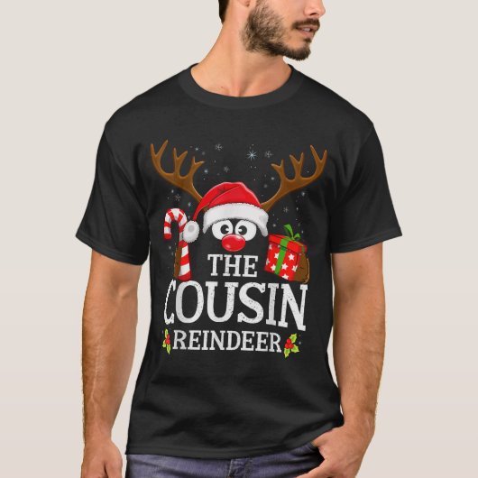 Christmas Matching The Cousin Reindeer Family  T-Shirt (Vorderseite)