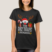 Christmas Matching The Family Therast Reindeer Fam T-Shirt (Vorderseite)