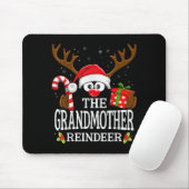 Christmas Matching The Grandmother Reindeer Family Mousepad (Mit Mouse)