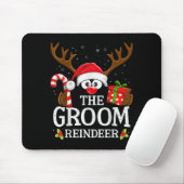 Christmas Matching The Groom Reindeer Family Mousepad (Mit Mouse)