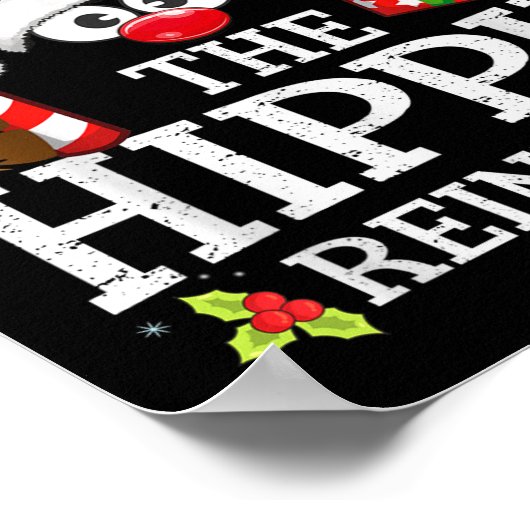Christmas Matching The Hipe Reindeer Family Poster (Ecke)