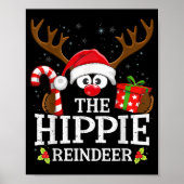 Christmas Matching The Hipe Reindeer Family Poster (Vorne)