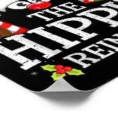 Christmas Matching The Hipe Reindeer Family  Poster (Ecke)