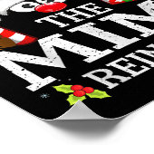 Christmas Matching The Mimi Reindeer Family  Poster (Ecke)