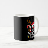 Christmas Matching The Moody Reindeer Family  Kaffeetasse (VorderseiteRechts)