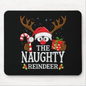 Christmas Matching The Naughty Reindeer Family  Mousepad (Vorne)