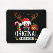 Christmas Matching The Original Reindeer Family Mousepad (Mit Mouse)