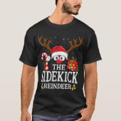 Christmas Matching The Sidekick Reindeer Family T-Shirt (Vorderseite)