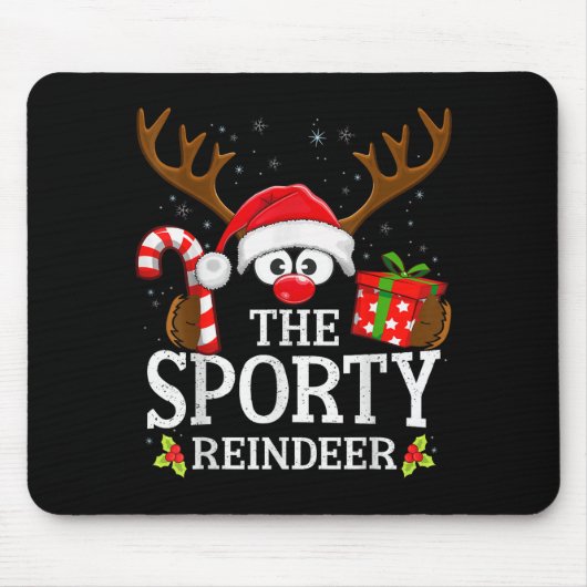 Christmas Matching The Srty Reindeer Family  Mousepad (Vorne)