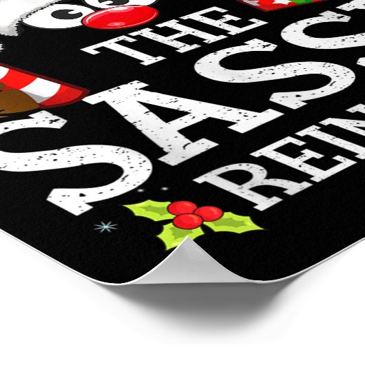 Christmas Matching The Sy Reindeer Family Poster (Ecke)