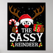 Christmas Matching The Sy Reindeer Family Poster (Vorne)