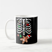 Christmas Maternity Pregnancy Gingerbread Skeleton Kaffeetasse (Links)