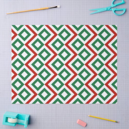 Christmas Meander Tissue Paper Seidenpapier (Basteln)