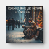 CHRISTMAS MEANING PICTURE REMEMBER THE POOR FOTOPLATTE (Vorderseite)