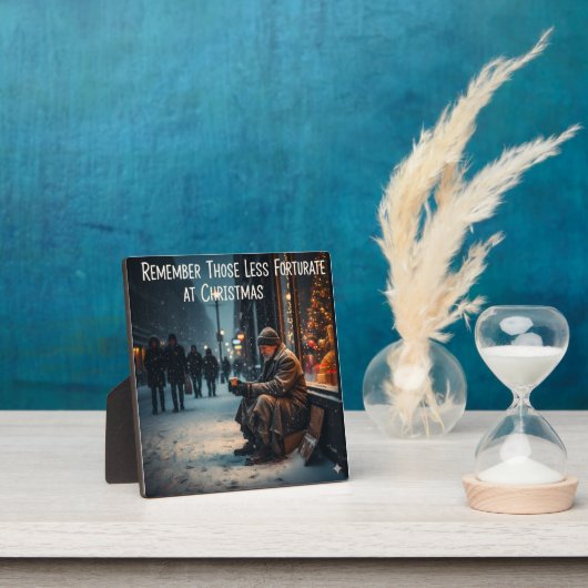 CHRISTMAS MEANING PICTURE REMEMBER THE POOR FOTOPLATTE (InSitu)