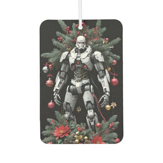 Christmas Mech Robot Autolufterfrischer (Vorderseite)