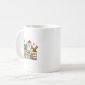 Christmas Medication Bottles Funny Nurse Humor  Kaffeetasse (Vorderseite Links)