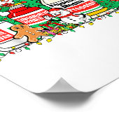 Christmas Medication Bottles Funny Nurse Humor  Poster (Ecke)