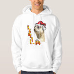 Christmas Meerkat Santa Hooded Sweatshirt<br><div class="desc">Sooooooooo, Niedlich! Dieses Weihnachtsfest wünscht Meerkat ein frohes Weihnachtsfest! Mit diesem bezaubernden Meerkat kannst du deinen glücklichen Weihnachtsgeist zeigen. Sie können Ihre eigene Hintergrundfarbe wählen. Gegenstand der Weihnachtsmelinie.</div>