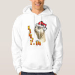 Christmas Meerkat Santa Hooded Sweatshirt<br><div class="desc">Sooooooooo,  Niedlich! Dieses Weihnachtsfest wünscht Meerkat ein frohes Weihnachtsfest! Mit diesem bezaubernden Meerkat kannst du deinen glücklichen Weihnachtsgeist zeigen. Sie können Ihre eigene Hintergrundfarbe wählen. Gegenstand der Weihnachtsmelinie.</div>