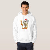 Christmas Meerkat Santa Hoodie (Vorne ganz)